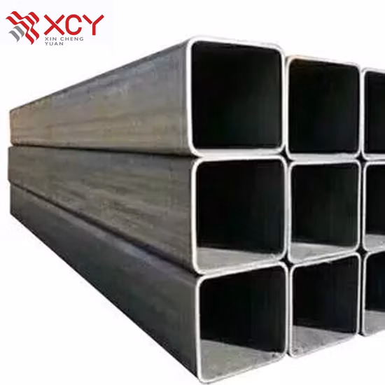 Square Rectangular Welded Carbon Steel Pipe Tube ERW SSAW LSAW ASTM A53/API 5L Gr. B Sch40 Sch80